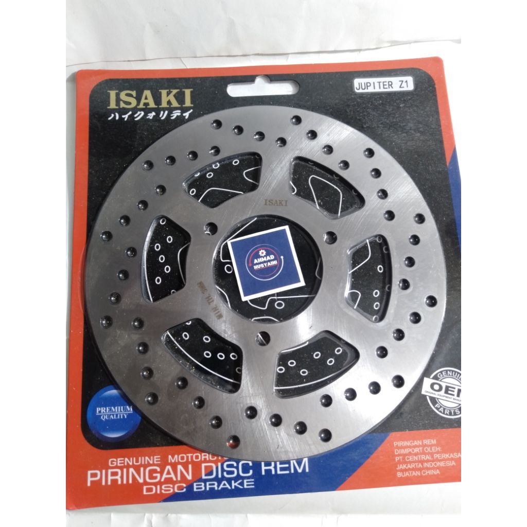 PIRINGAN DISC CAKRAM REM DEPAN JUPITER Z1 3 LOBANG BAUT VEGA FORCE ISAKI