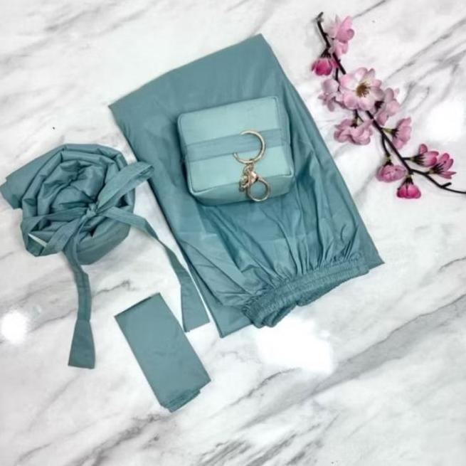 Mukena Parasut Traveling Korea Premium + Tas Mukena Dan Sajadah