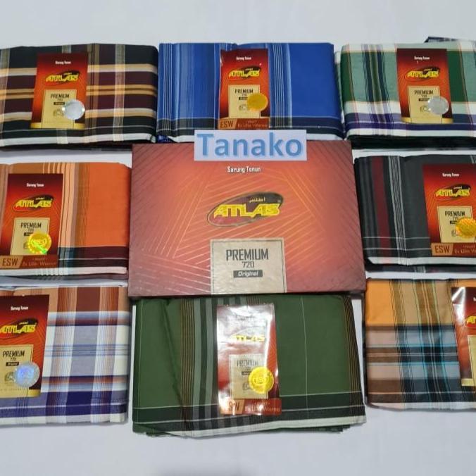 Kain Sarung Atlas Premium 720 Original Sarung Tenun Behaestex Kain Sarung Pria