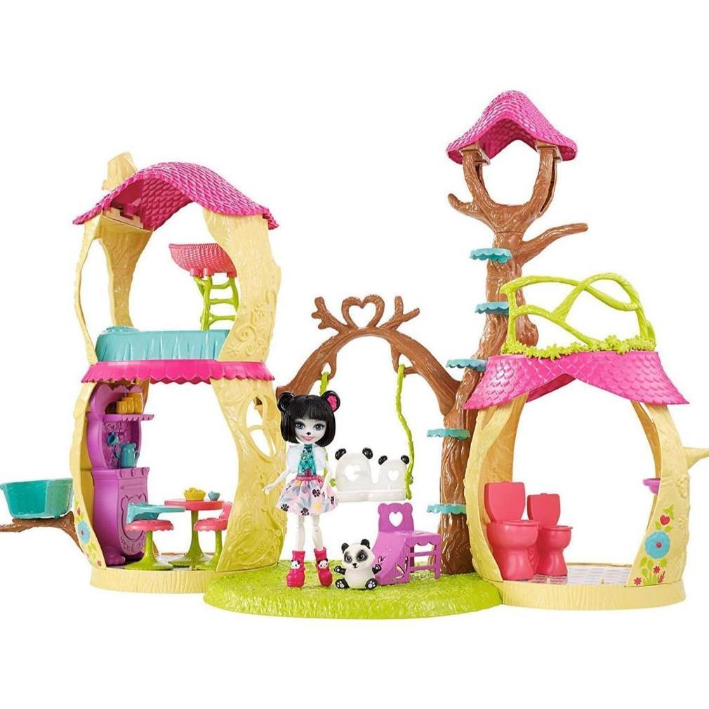 Mattel Enchantimals Playhouse Panda Set