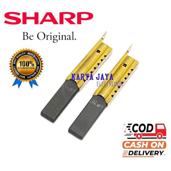 Ready Carbon brush Mesin Cuci Front Loading Sharp / Arang Mesin Cuci Sharp