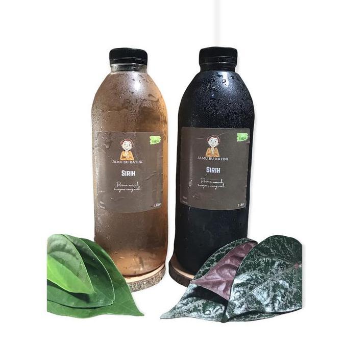 Ready stock Jamu herbal sirih merah segar/jamu sirih hijau tawar 1 liter murah