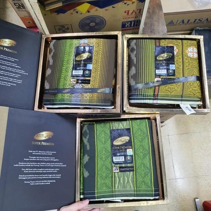 SARUNG ATLAS PREMIUM ORIGINAL SONGKET SUPER PREMIUM