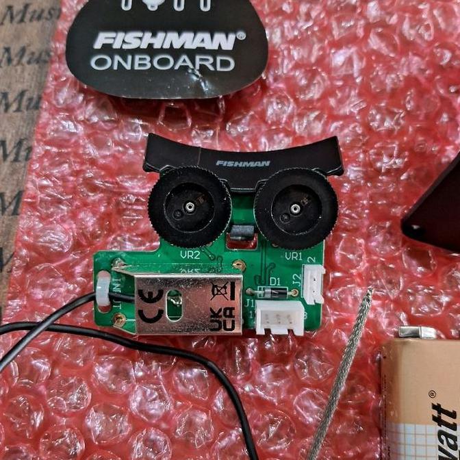 Original Fishman Sonitone Omboard Preamp Gitar Akustik Fishman Sonitone