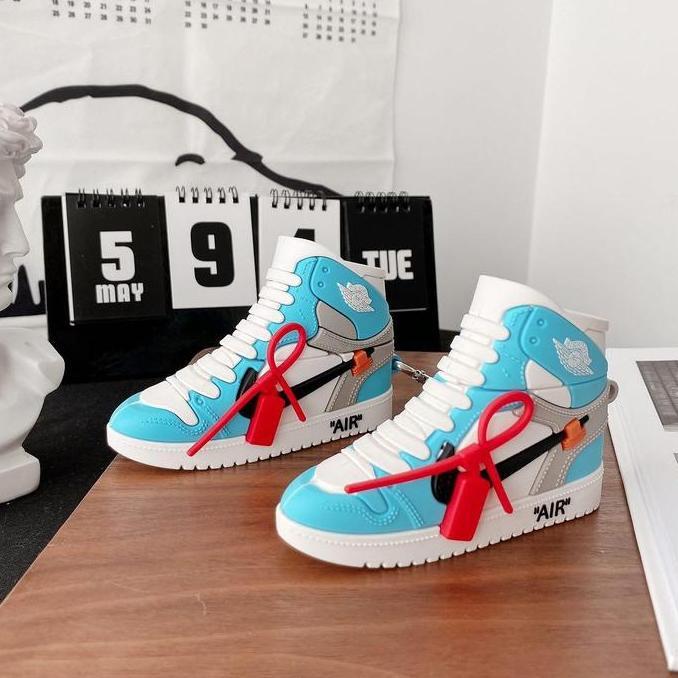 NIKE AJ OFF WHITE SERIES - Airpods Case Nike X Off White Gen 1 2 3 PRO