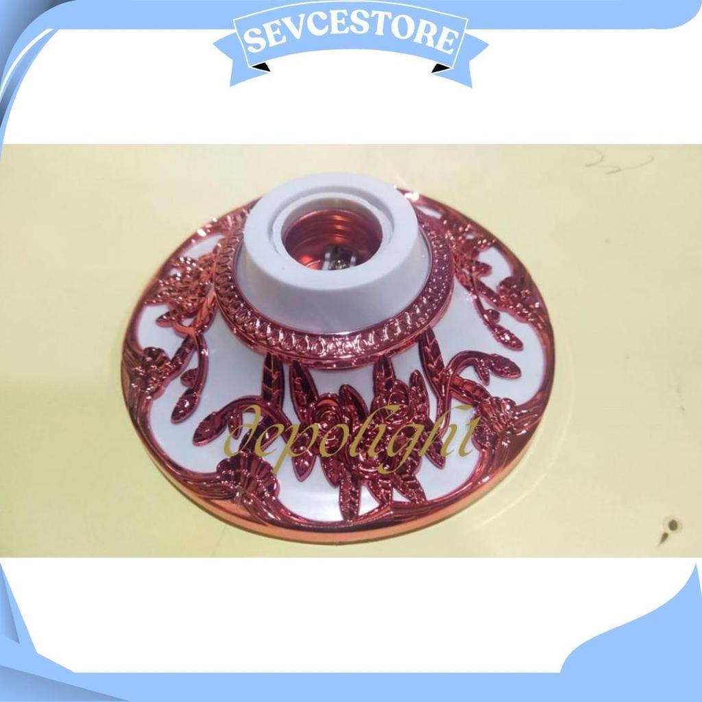 Fitting Lampu Plafon / Fitting Lampu Hias / Fiting Batik Hias E27 D Promo 12.12