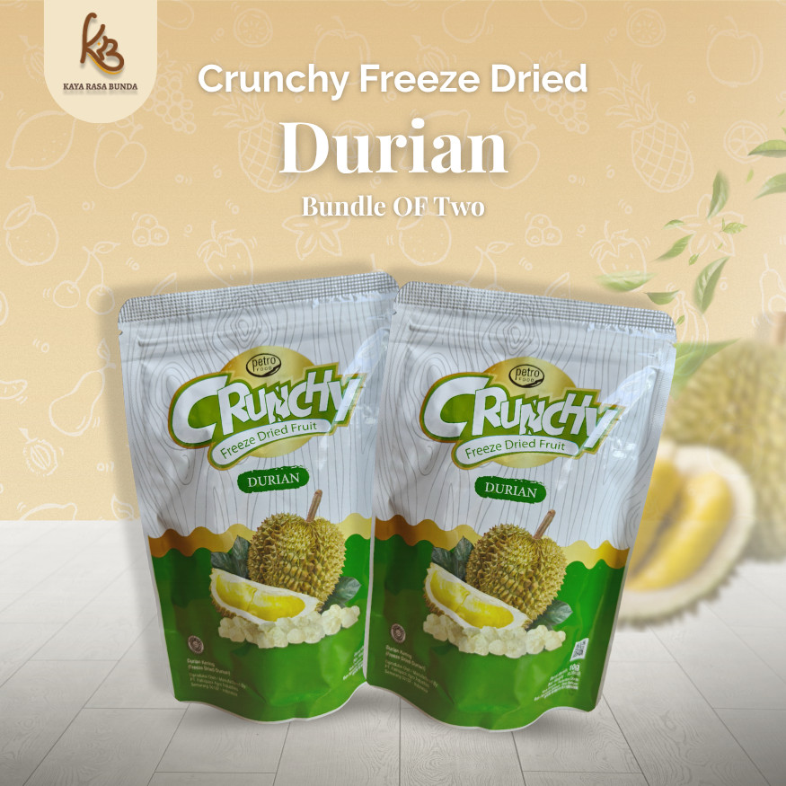 Crunchy Freeze Dried Durian Monthong Bundle of Two