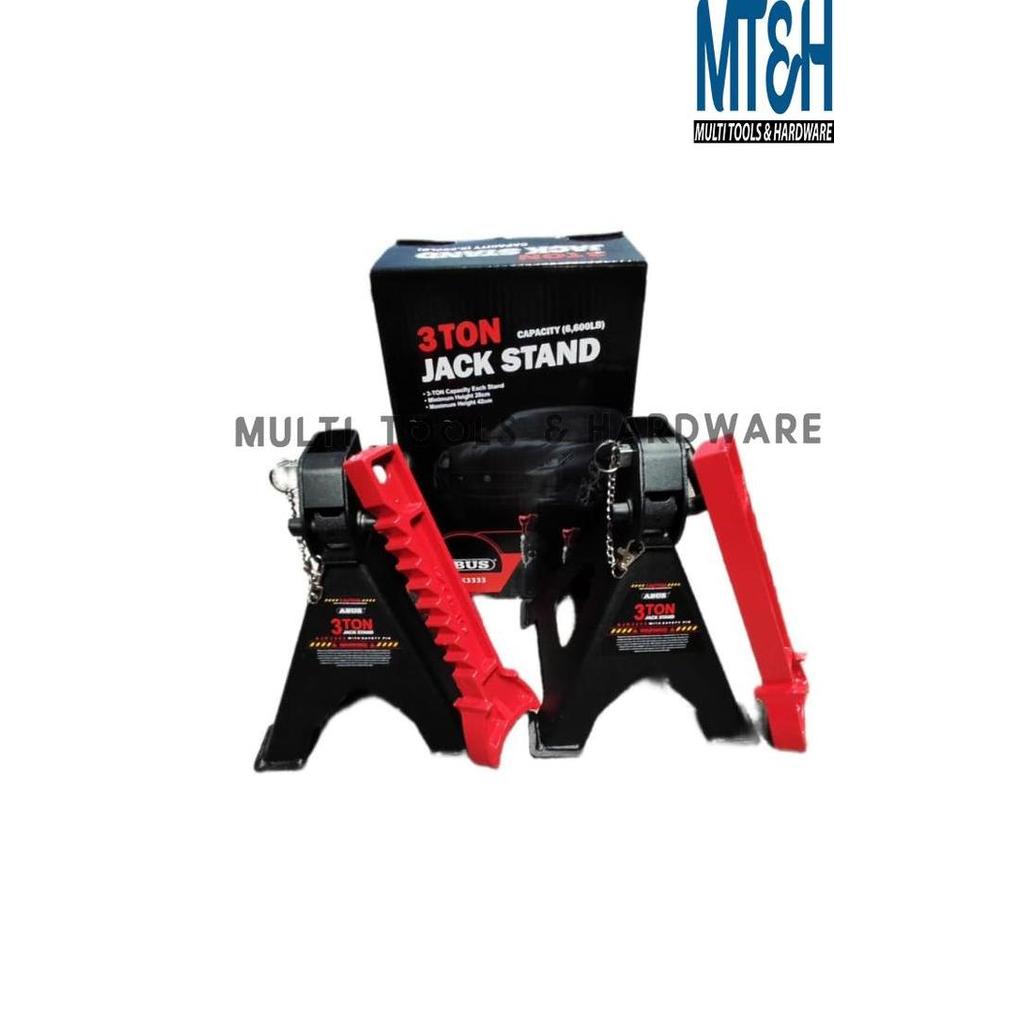 Murah Jack Stand Mobil Abus 3 Ton Set 2 Pcs / Tahanan Dongkrak 3Ton