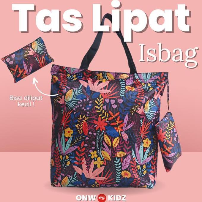 Tas Belanja Lipat Laundry Jumbo Multifungsi Bahan Parasut Ripstop Waterproof CO