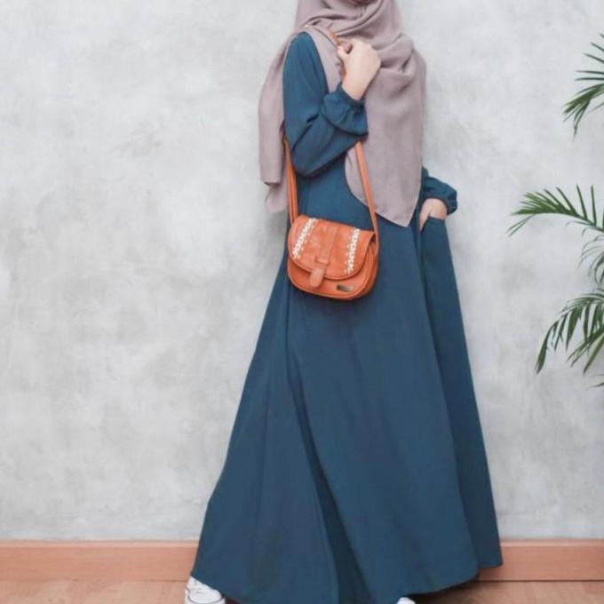 New- aliva dress gamis wanita hijab azzahra