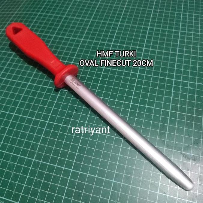Sharpening Honing HMF Turki Ori Pengasah Oval FineCut 20cm CO