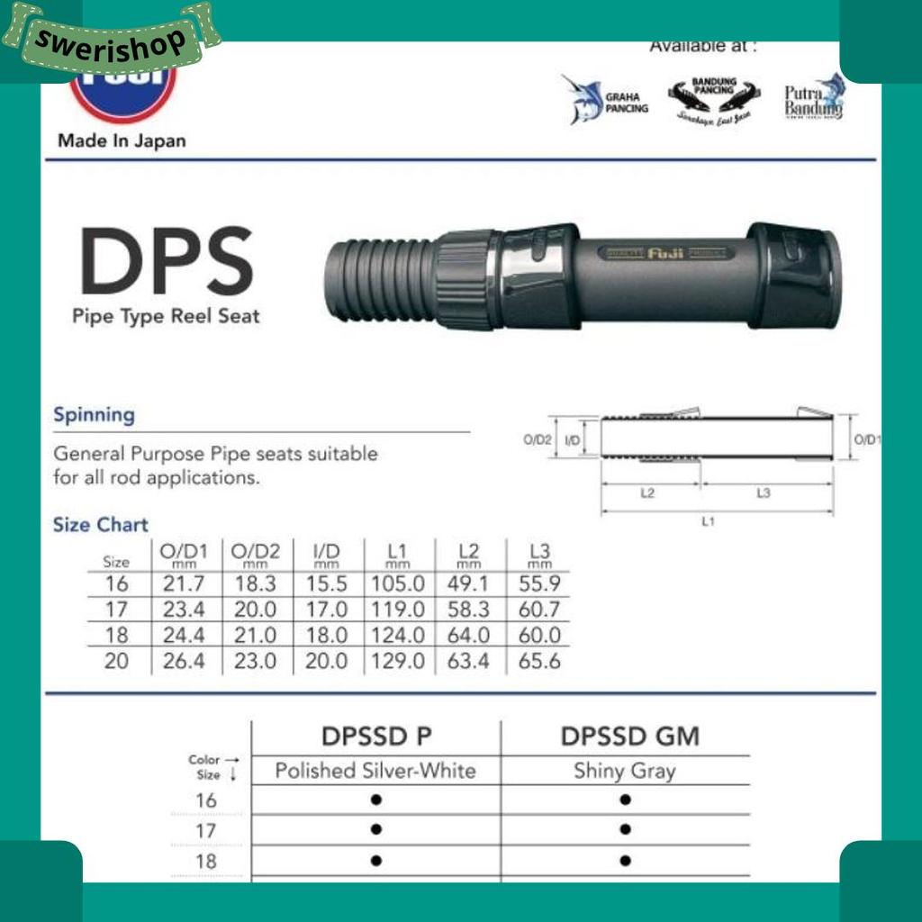 Unik Reel Seat Fuji (Gold Label) Dpssd