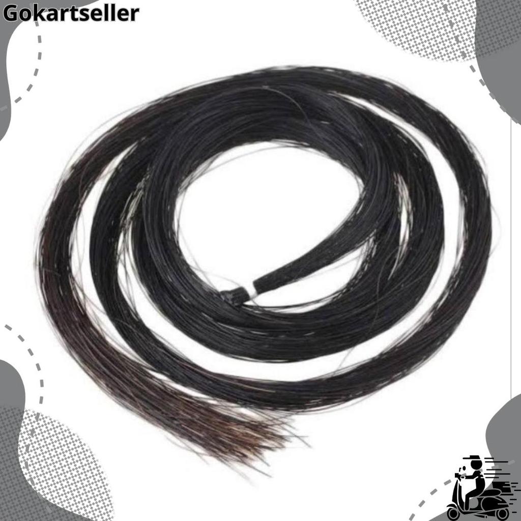 Bigpromo Rambut Bow Biola Warna Hitam Atau Kuning Dari Kuda Mongolia / Bow Hair From Mongolian Horse