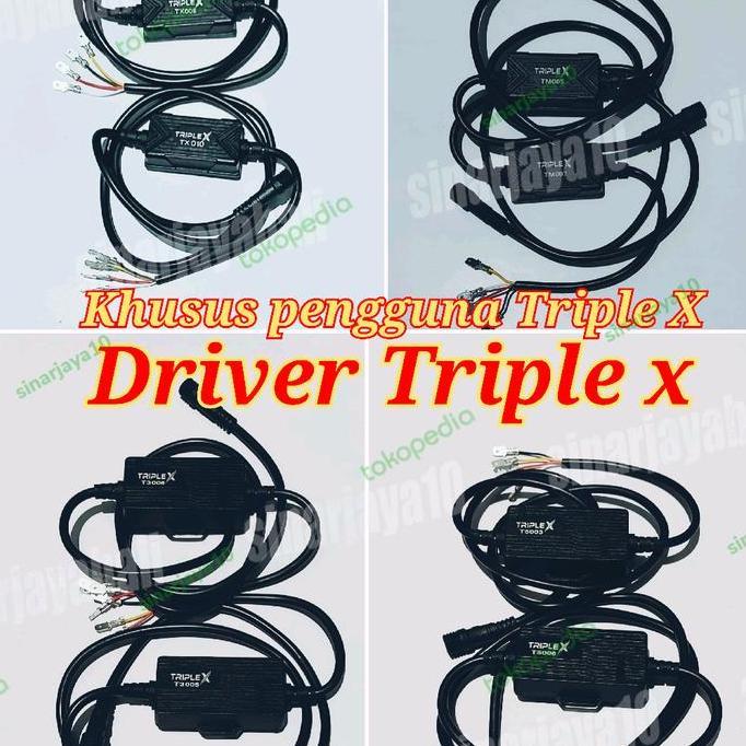 khusus driver lampu led triple x M1 X1 M3 M5 sorot tembak kabut laser