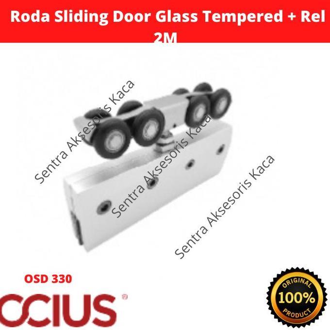 NEW Roda Sliding Door Glass Tempered Ocius + Rel 2M