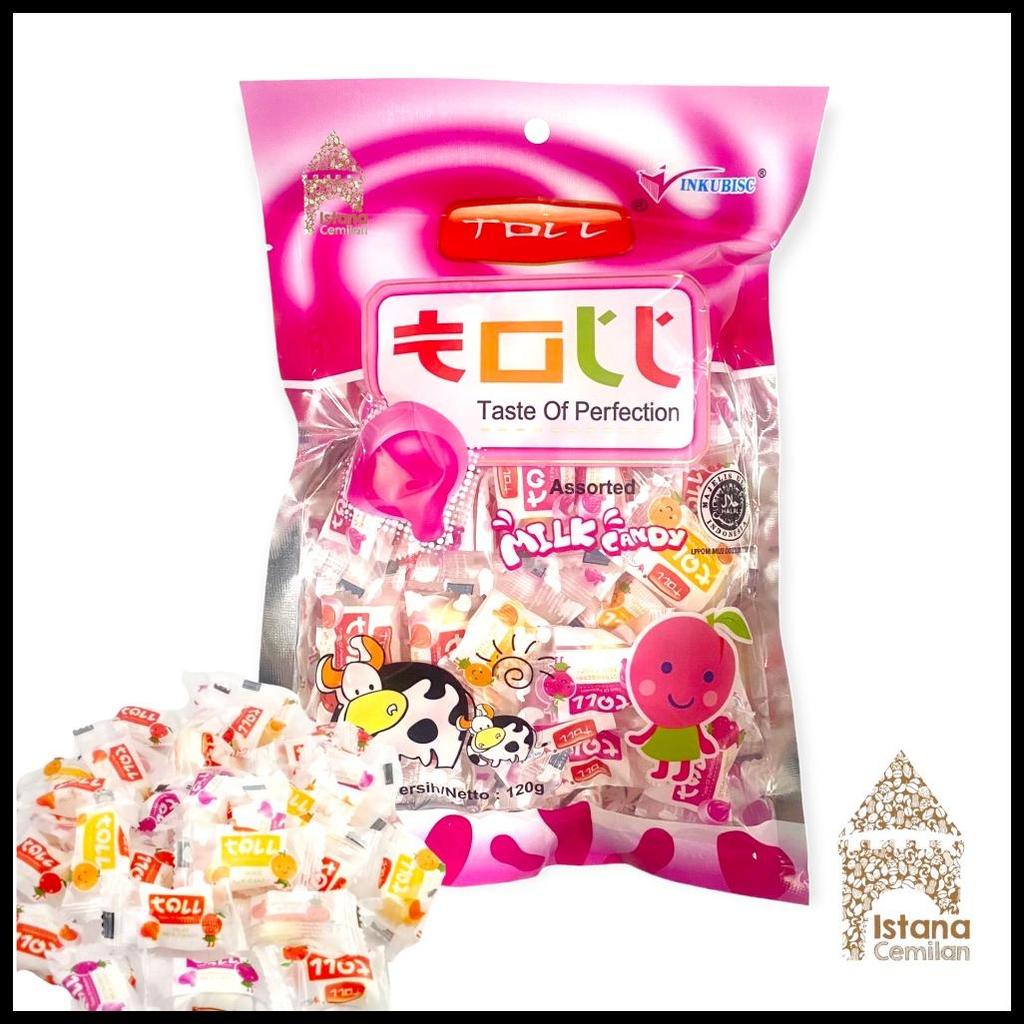 PERMEN TOLL ASSORTED MILK CANDY PERMEN SUSU 120 GRAM