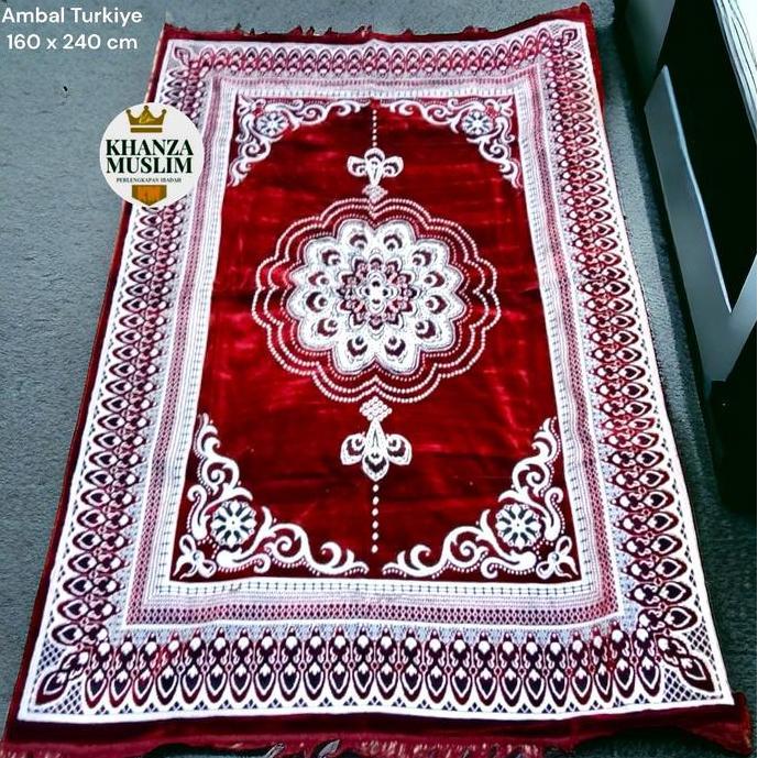 Promo Hambal Turkiye/Karpet Lipat Mewah Bulu Lembut Nyaman