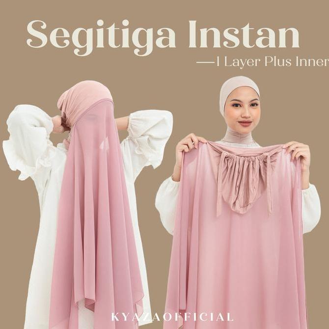 Promo Hijab Segitiga Instan Inner 1 Layer | Segitiga Instan 1 Layer | Segi3 Inner 1 Layer | Segiempa