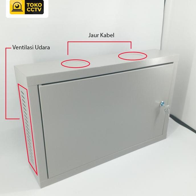 Wallmount Rack Server 2U, Rak Server Single Door 2U Terlaris
