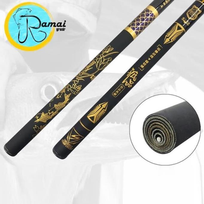 Joran Tegek Kagawa Batik Carbon 450 Hard Action