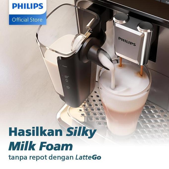 Terlaris Mesin Kopi Otomatis Philips Espresso Machine 3000 Series Ep3341/30 - Latte Go - 6 Pilihan M