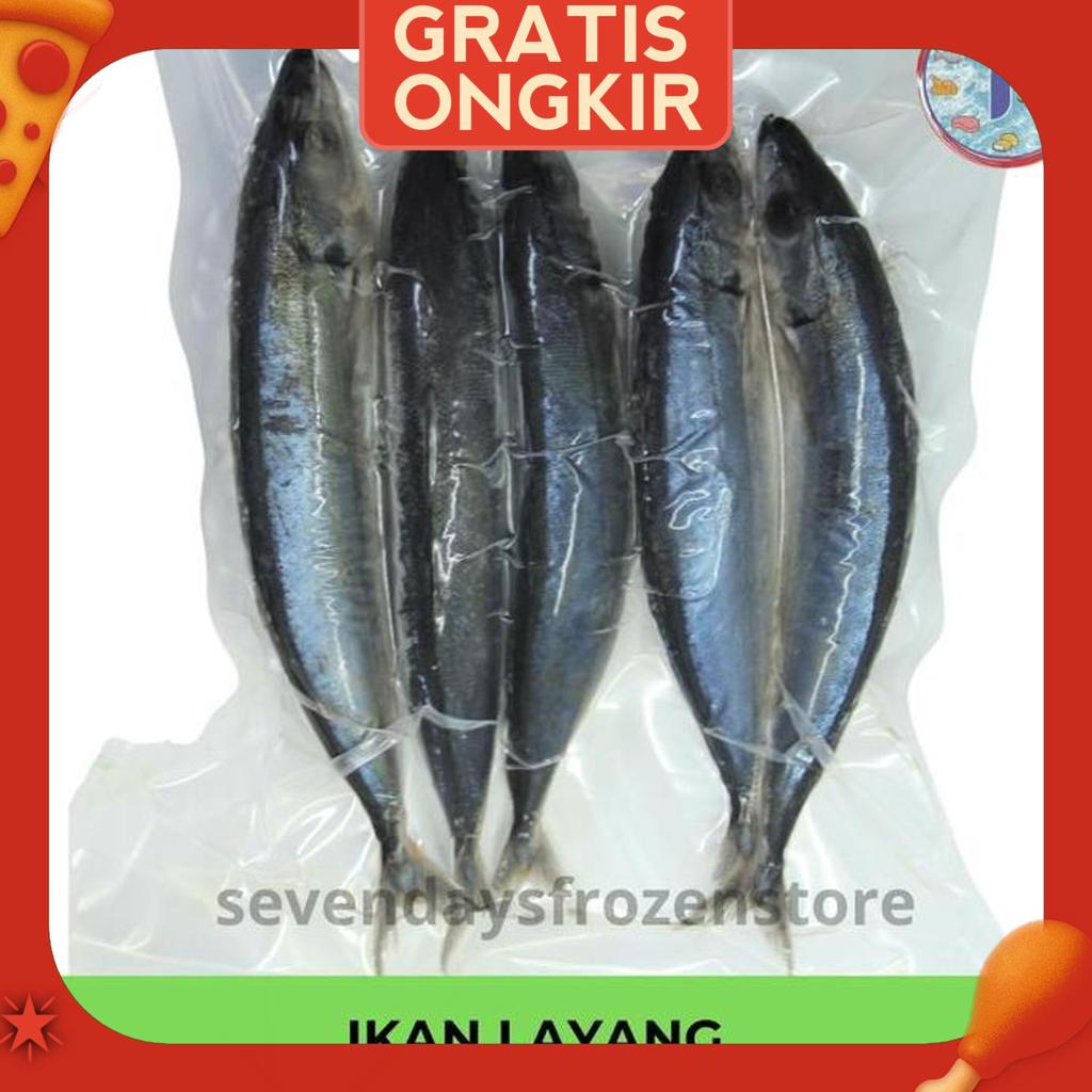 Ikan Layang Frozen Beku Halal Kemasan 800 - 900 Gr