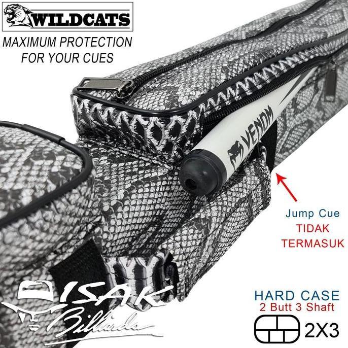Toronto Wildcats 2x3 Case 268 - Tas Stick Cue Billiard Biliar 2B3S Ori Terlaris