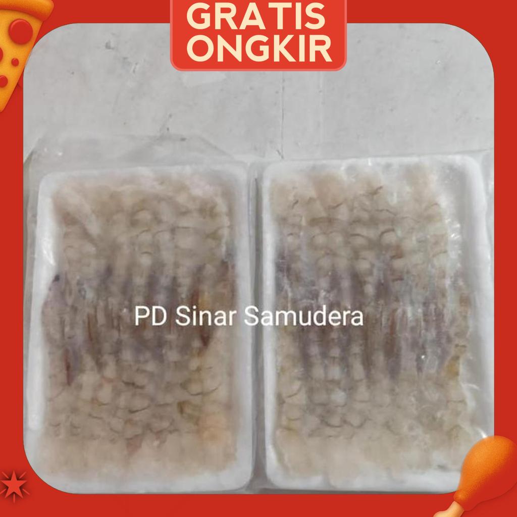 Udang Kupas Tray 16 - 20 / Udang Sushi Nobashi