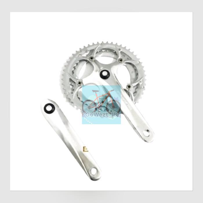 Gear Gir Crank Set Sepeda Balap 2 Speed Avand Alloy 52T 53T As Kotak Original Dan Terpercaya