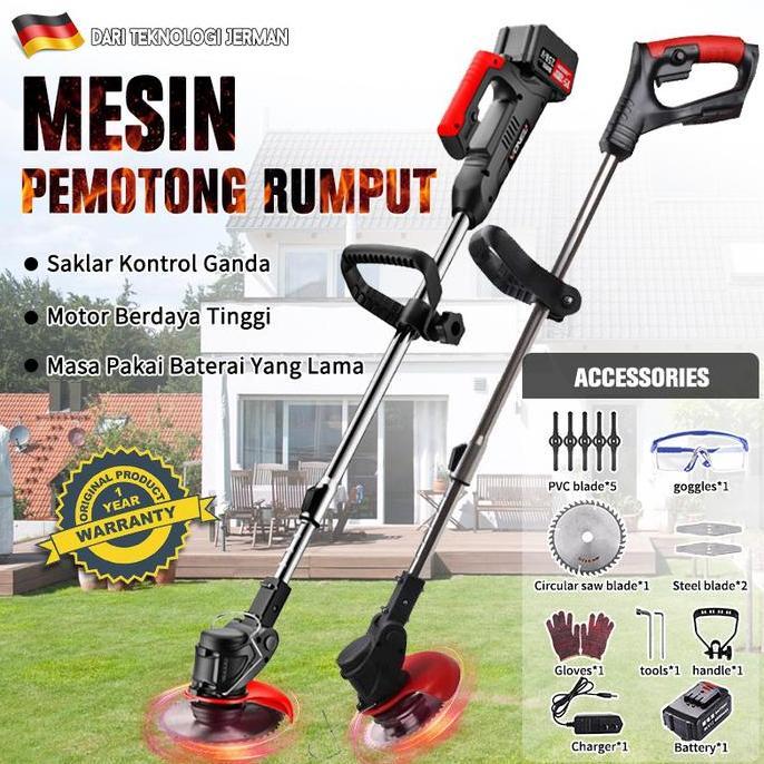 Mesin potong rumput 36V/48V Mesin Pemotong Rumput mesin rumput baterai