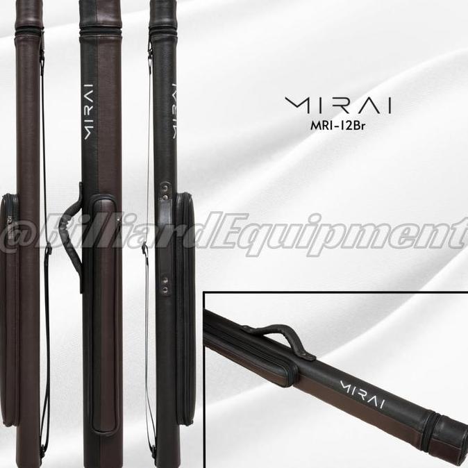 Mirai 1x2 - Brown | Tas Billiard | Cue Case Billiard Terlaris