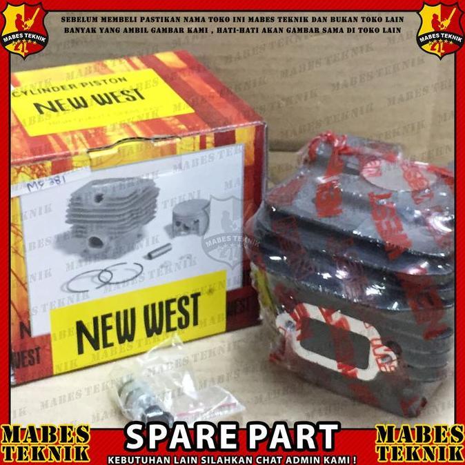 BLOK ASSY CYLINDER MS 381 NEWWEST / BLOK KOMPLIT CHAINSAW SENSO MS 381 Terlaris