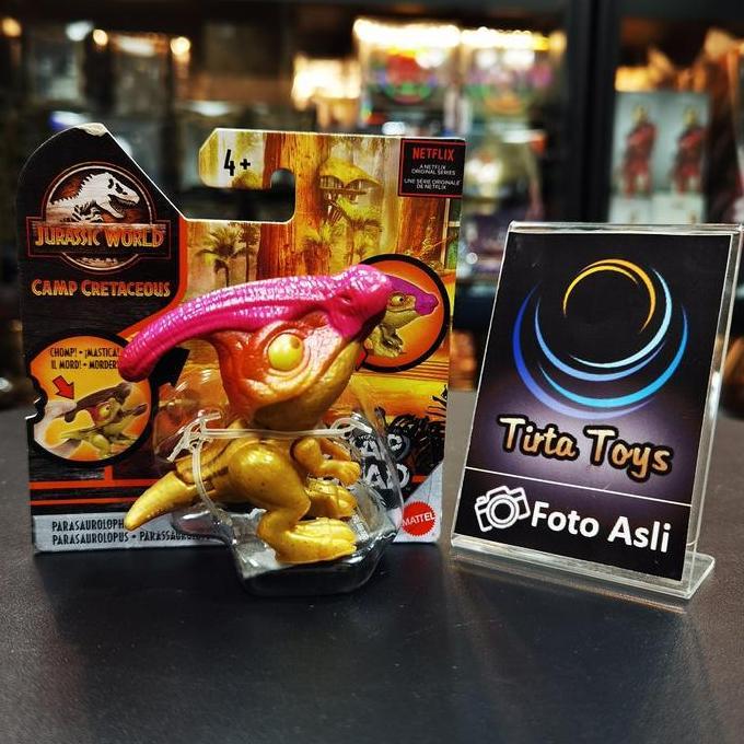 Mattel Snap Squad Wave 7 Parasaurolophus Metalik Camp Cretaceous