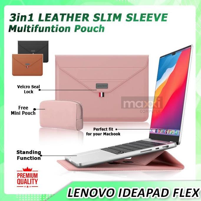 Sleeve Stand Laptop Lenovo Ideapad Flex 5 5I 7 14 Inch Sarung Tas Case