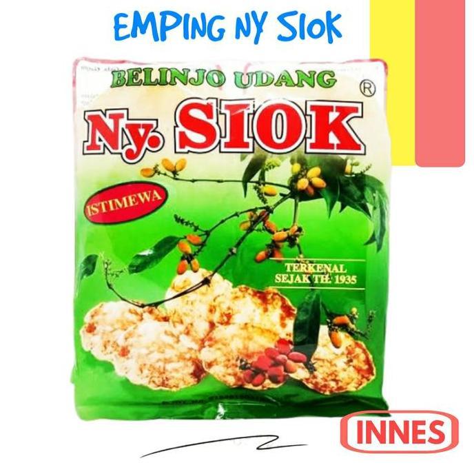 Emping Nysiok Mentah / Melinjo Ebi Ny Siok Kripik Udang Ny.Siok Manis