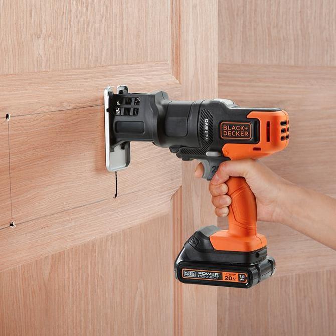 Murah Black+Decker  Multi Evo 6 Heads Kit 18/20V Max Evo185K6-B1