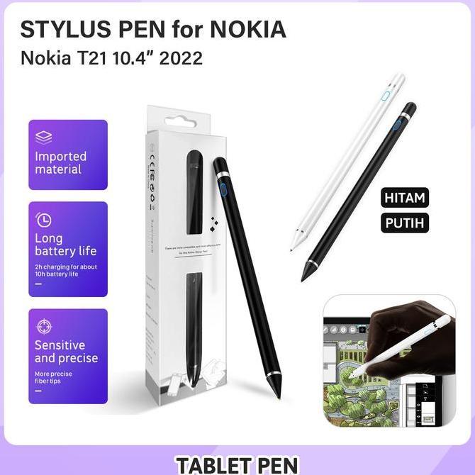NOKIA T21 2022 10.4" SMART STYLUS PEN TABLET PENCIL DRAWING S PEN ANDROID IOS PENSIL GAMBAR TAB GEN 