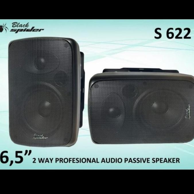 SPEAKER PASIF BLACK SPIDER S 622 6.5 INCH SEPASANG BLACKSPIDER S622