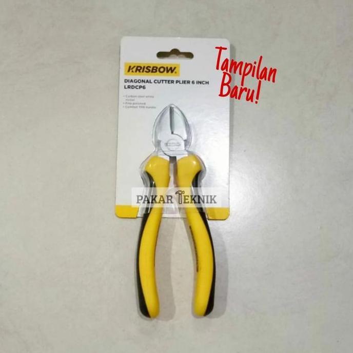 Terlaris Krisbow Tang Potong 6" / Diagonal Cutting Plier 6 Inch Krisbow