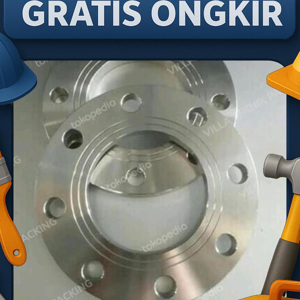 Flange Stainless Ss304 Jis 10K Ukuran 1-1/4" Inch / Flange Jis 10K