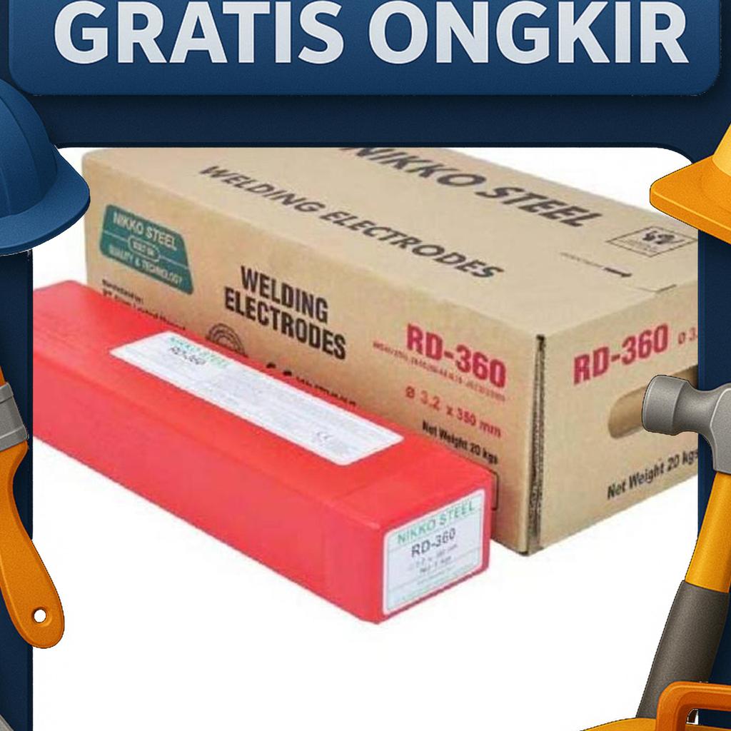 Kawat Las Nikko Rd-360 Aws E-7016 Rd360 E7016 (5 Kg)