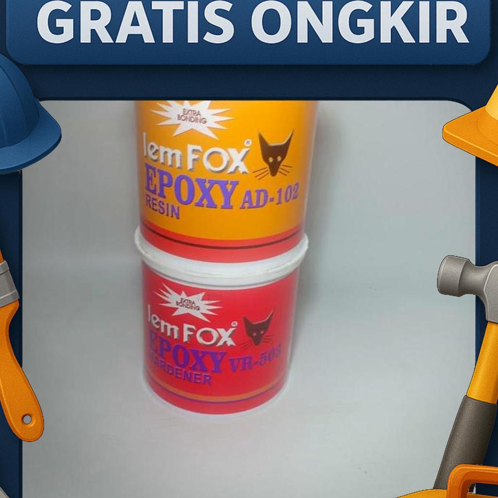 Lem Epoxy Fox 2 Komponen