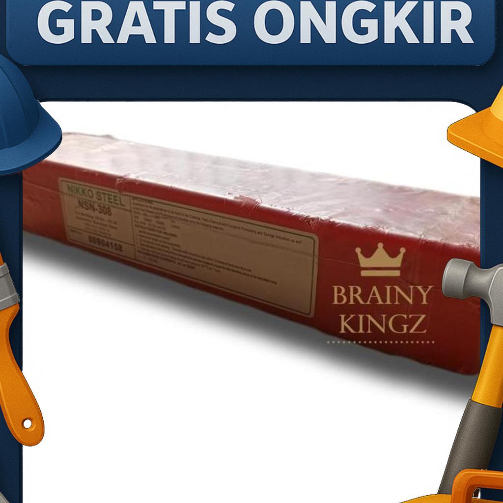 Kawat Las Stainless Nikko Steel Nsn308 E308 Ukuran 2,6Mm Nsn 308 2.6Mm