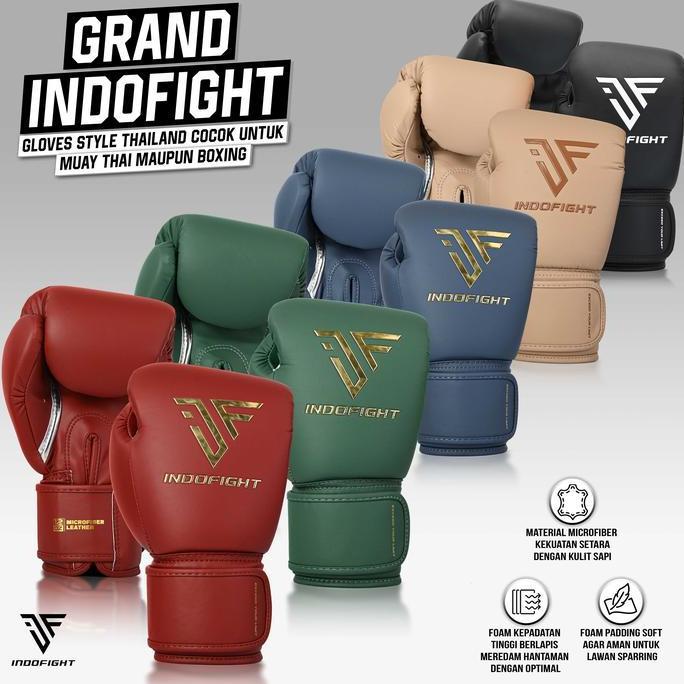 Gloves Muaythai Hook Sarung Boxing Glove Training Sarung Tinju Dewasa 8oz,10oz,12oz,14oz,16oz GRD