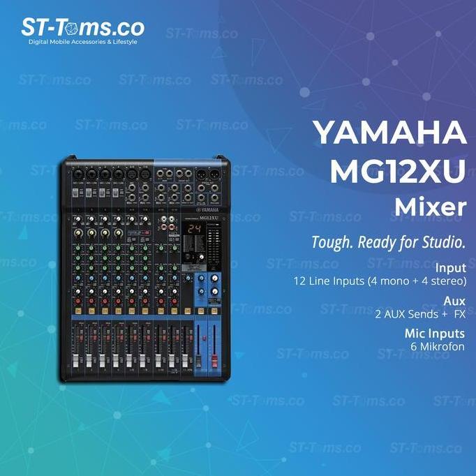 Hermansyah_toba - Yamaha MG12XU Mixer Audio 12 Channel dengan Efek