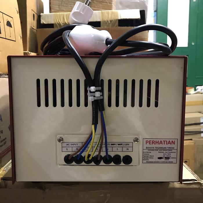 Avr Transformer Step Down+Stabilizer 3000W-220V To 100V-110V-115V-120V Original Dan Terpercaya