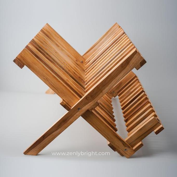 Rak Piring Kayu Jati