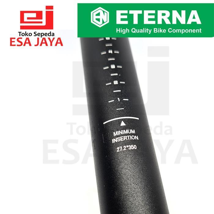 Seat Post Eterna 27,2 X 350Mm Alumunium Alloy Seatpost 27.2 Universal Original Dan Terpercaya