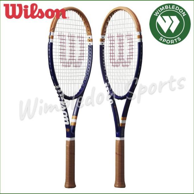 Raket Wilson Blade 98 16x19 v8 Roland Garros 2023 / Wilson Blade 98 RG Terlaris