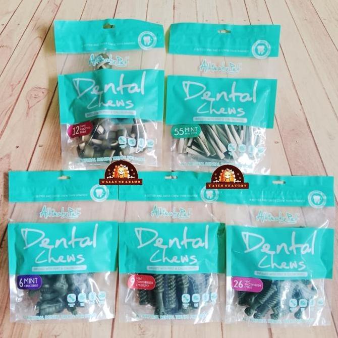 Snack Anjing Dental Chews Dental Altimate Mint 150Gr